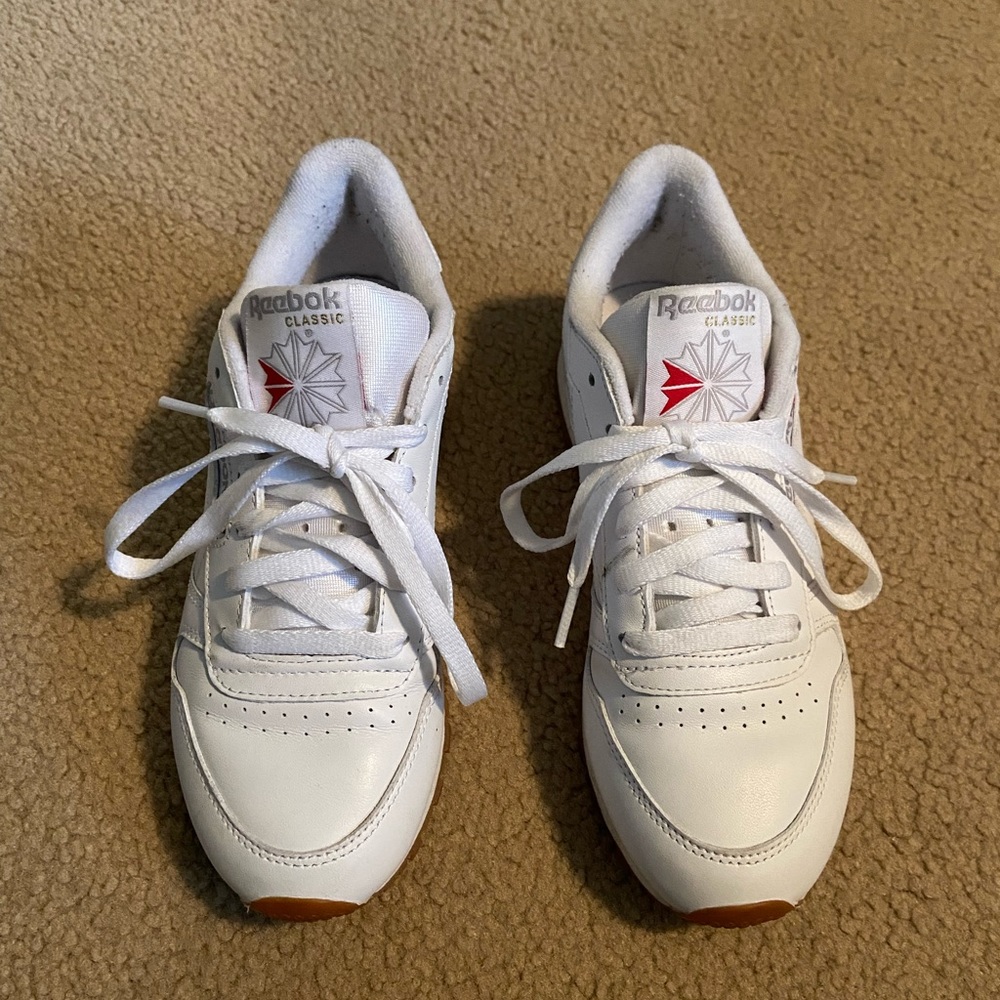 Reebok Classic White Leather Sneakers